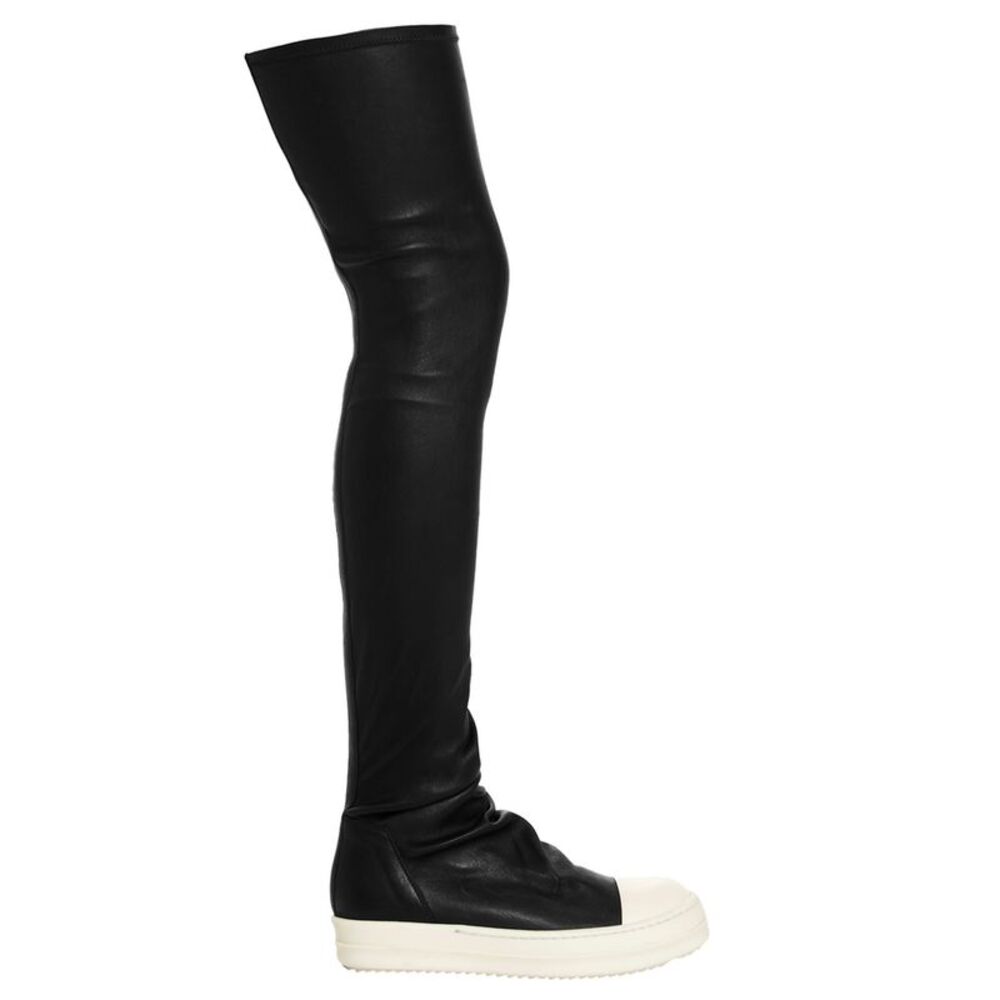 Rick Owens Bicolor Cotton Over The Women's Knee